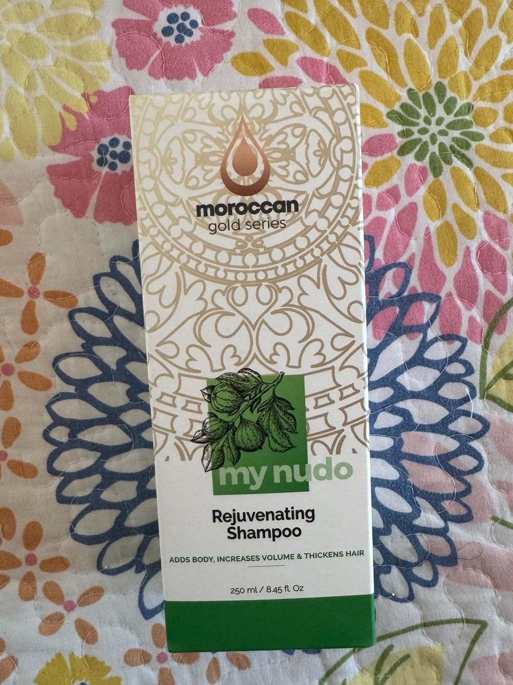 NWT My NuDo Rejuvenating Shampoo Moroccan gold series